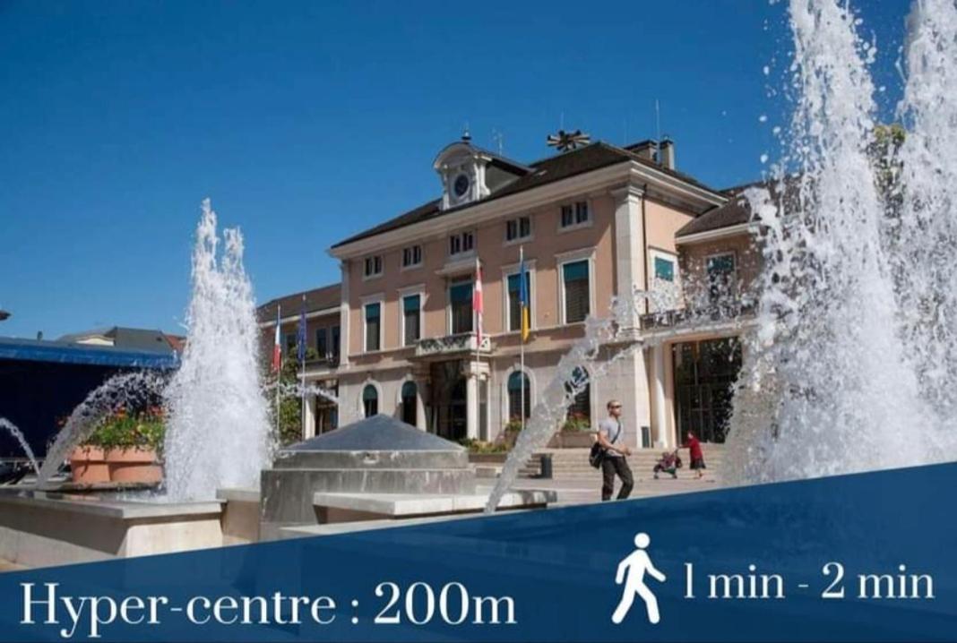 Apart 5 Personnes, 1Min Gare D'Annemasse, Geneve 5Km ภายนอก รูปภาพ