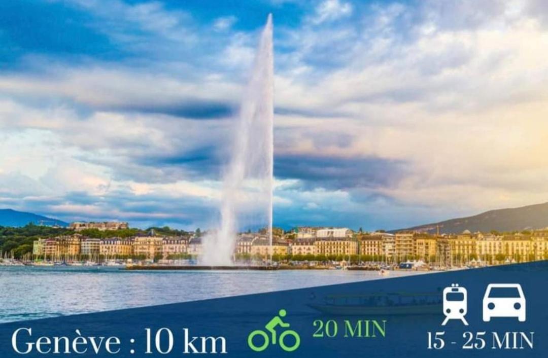 Apart 5 Personnes, 1Min Gare D'Annemasse, Geneve 5Km ภายนอก รูปภาพ